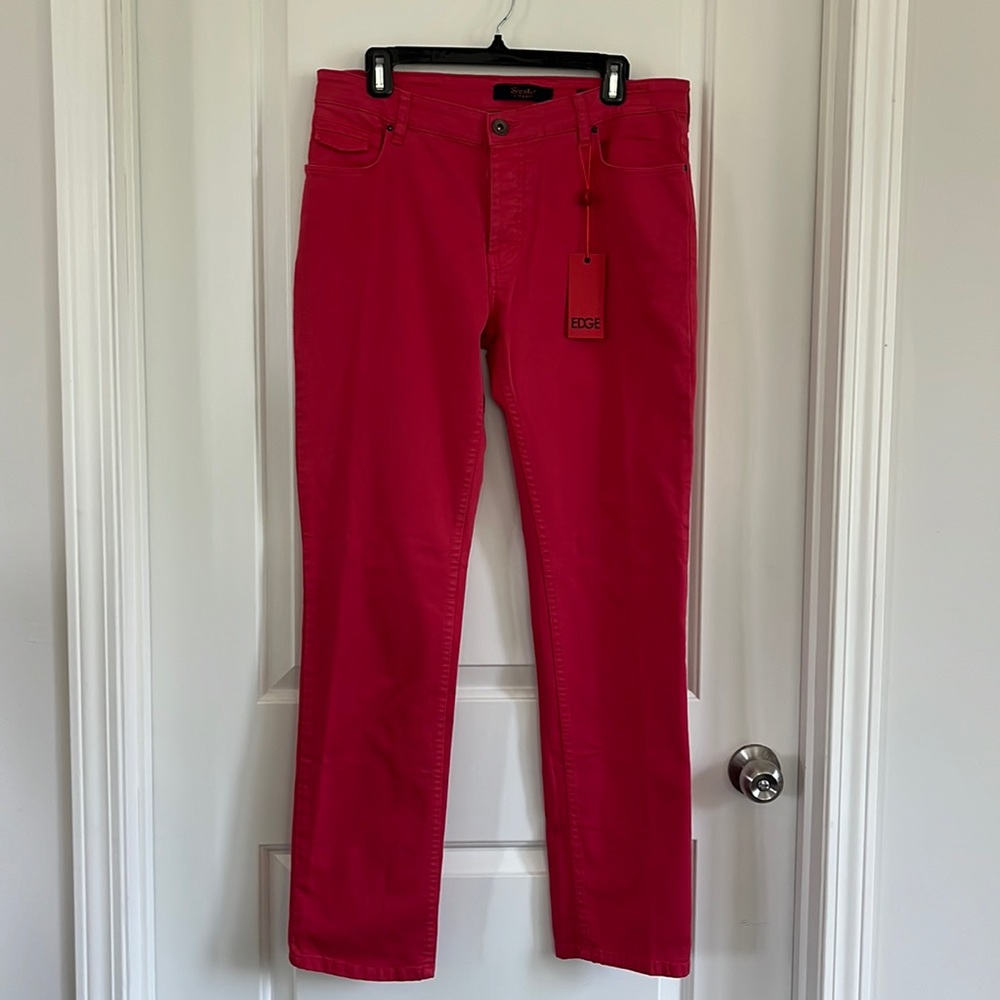 NWT Gesto salmon button fly  jeans size 34
